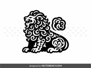 Chinese New Year Lion SVG