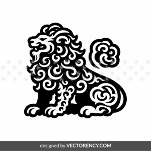 Chinese New Year Lion SVG