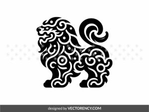 Chinese Symbol Lion SVG