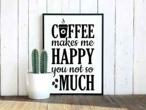 Coffee Quote SVG Design