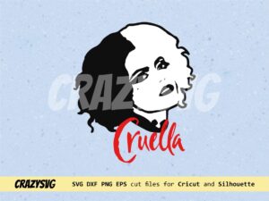 Cruella SVG villain