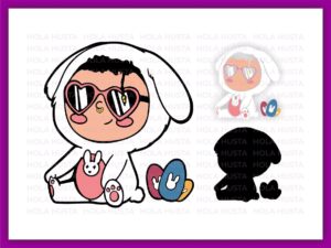 Easter Baby Benito SVG, Bad Bunny Easter PNG