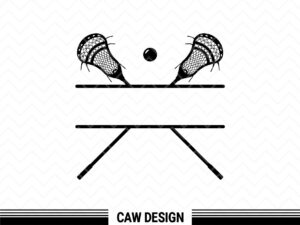 Lacrosse SVG Monogram