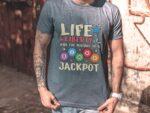 Life, Liberty, and The Pursuit of a BINGO Jackpot T-Shirt Design