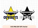 NRL Logo North Queensland Cowboys SVG, Vector, PNG, Rugby Logo Image