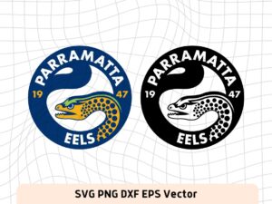 NRL Logo Parramatta Eels SVG, Vector, PNG, Rugby Logo Image