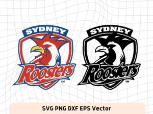 NRL Logo Sydney Roosters SVG, Vector, PNG, Rugby Logo Image