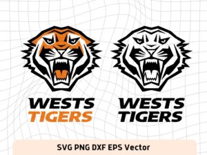 NRL Logo Wests Tigers SVG, Vector, PNG, Rugby Logo Image