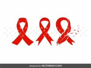 Red Ribbon SVG PNG EPS