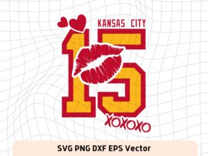 SVG Mahomes Kansas City Xoxoxo