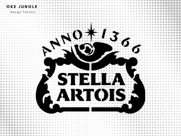 Stella Artois Logo DXF CNC File Laser SVG PNG