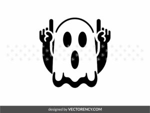 high-quality ghost face svg