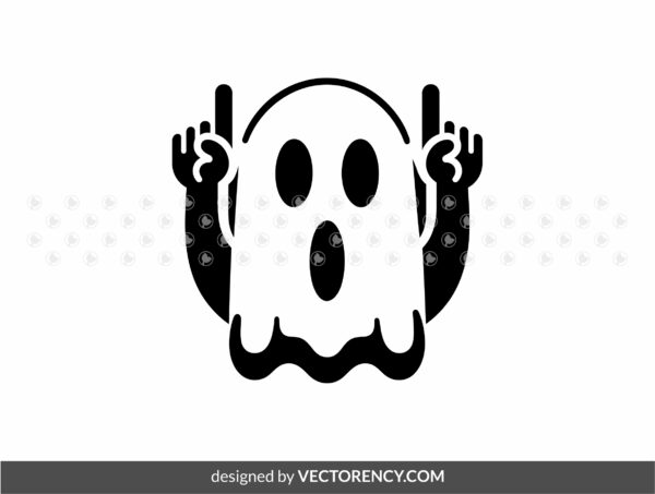 high-quality ghost face svg