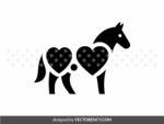 horse love clipart