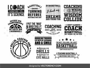Basketball Coach SVG for Crafter, Cricut, Silhouette Cameo or Xtool