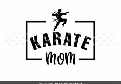 Karate Mom SVG