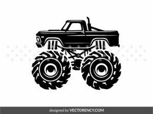 Monster Truck Clipart SVG