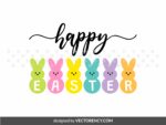 Peeps Bunny Premium SVG Easter Version