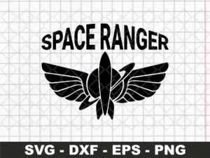 Space Ranger SVG, Star Command SVG EPS