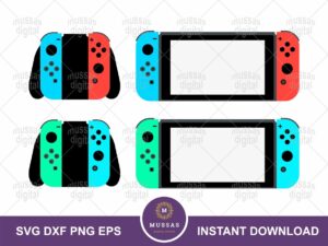 Switch Controller SVG Cut File Layered