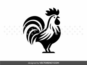 Unique Rooster SVG