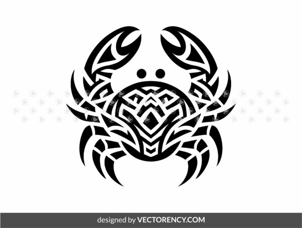 Crab Tribal Tattoo Design Download