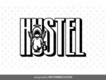 Hustle Angel Wings for T-shirt or Logo Design