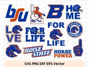 NCAA SVG Boise State Broncos Football Download