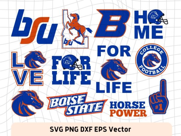 NCAA SVG Boise State Broncos Football Download