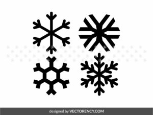 Snowflake Symbol Icon SVG