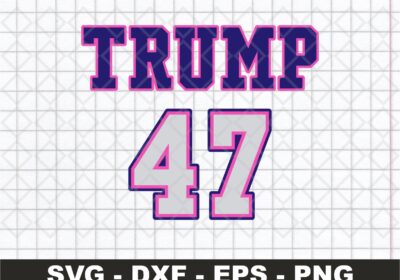 Trump 47 T-Shirt Design File Download SVG