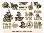 UCF Knights Basketball Logo Designs (SVG, EPS, PNG, DXF)