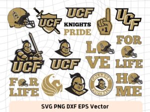 UCF Knights Basketball Logo Designs (SVG, EPS, PNG, DXF)