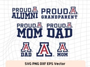 University of Arizona Set SVG Files and PNG