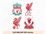 4 Liverpool Logo SVG Cut Files Layered