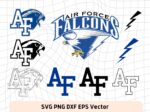 Air Force Falcons Svg, College University Cricut Design