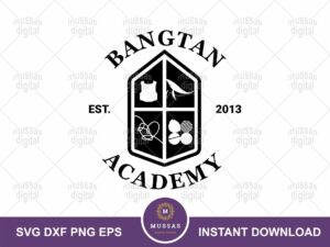 BTS Bangtan Academy SVG PNG eps