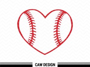 Baseball Love Stitch SVG