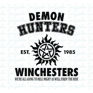 Demon Hunters Winchesters SVG