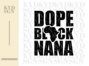 Dope Black Nana PNG