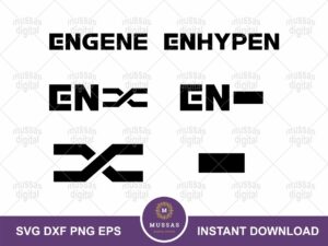 ENHYPEN ENGENE SVG Logo Bundle