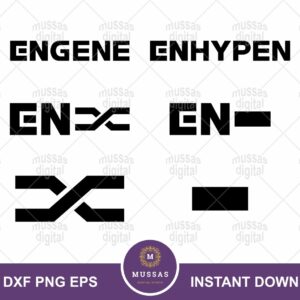 ENHYPEN ENGENE SVG Logo Bundle