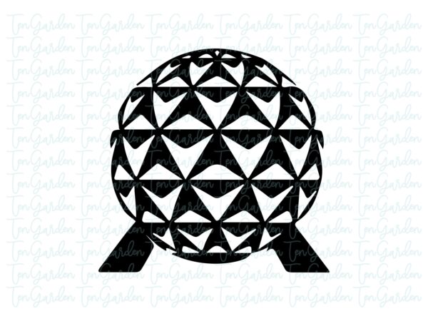 Epcot Ball Clipart SVG Files vector