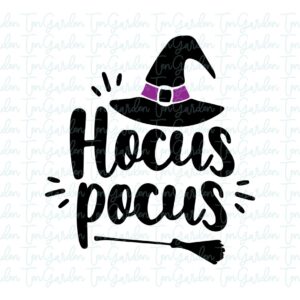 Hocus Pocus Halloween Hat SVG