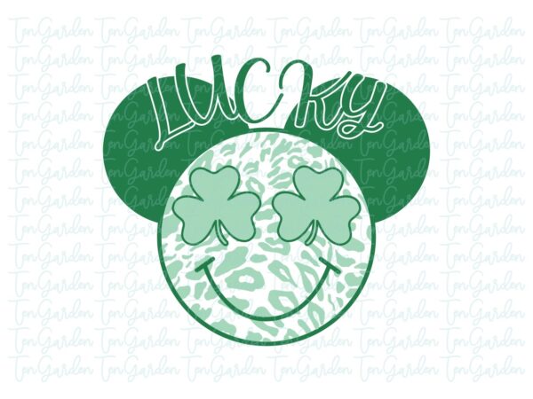 Lucky Mouse Svg St Patricks day PNG Image HD