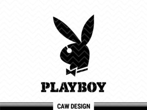 Playboy Logo SVG for Laser Cut Files DXF CNC