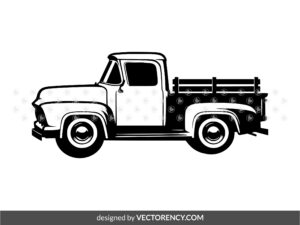 Retro Truck SVG