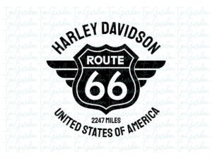 Route 66 Harley Davidson Shirt Design Download file