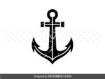 Rustic Anchor SVG eps