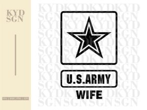 US Army Wife SVG